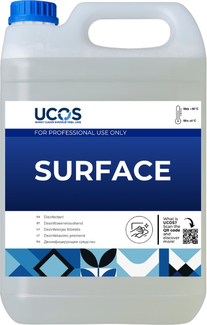 UCOS UCOS SURFACE, Pindade puhastusaine